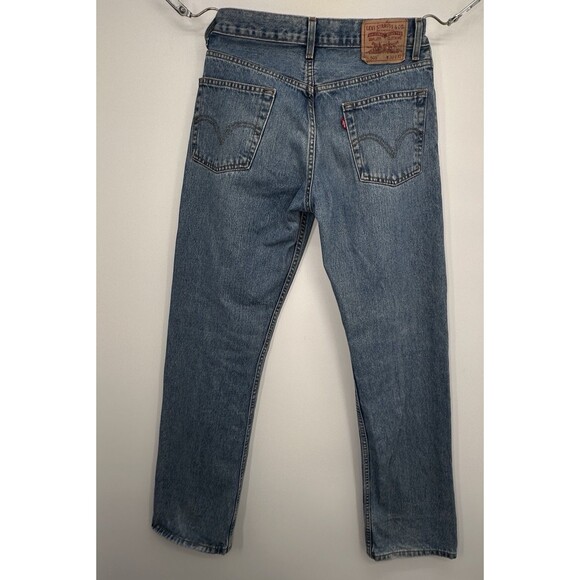 Vintage Levis 505 Jeans Mens 30x30 Made USA Regular Fit Straight Leg 90s Denim - Picture 3 of 14
